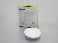 Panel Light,White,circle,simple,indoor,3w