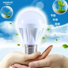 Simple,White,LED Light Bulb,Energy-saving