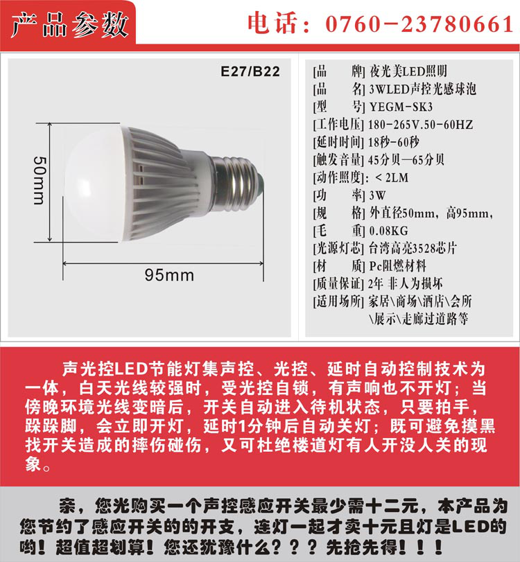 LED bulb lamp