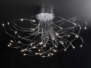 Chandelier,Decorative Lighting,Line-Style,Glass