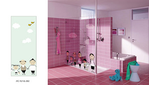 Household Decoration,Others,Bathroom Glass,Character,Cartoon