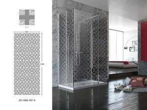 Household Decoration,Others,Bathroom Glass,Cross Grid,Modern