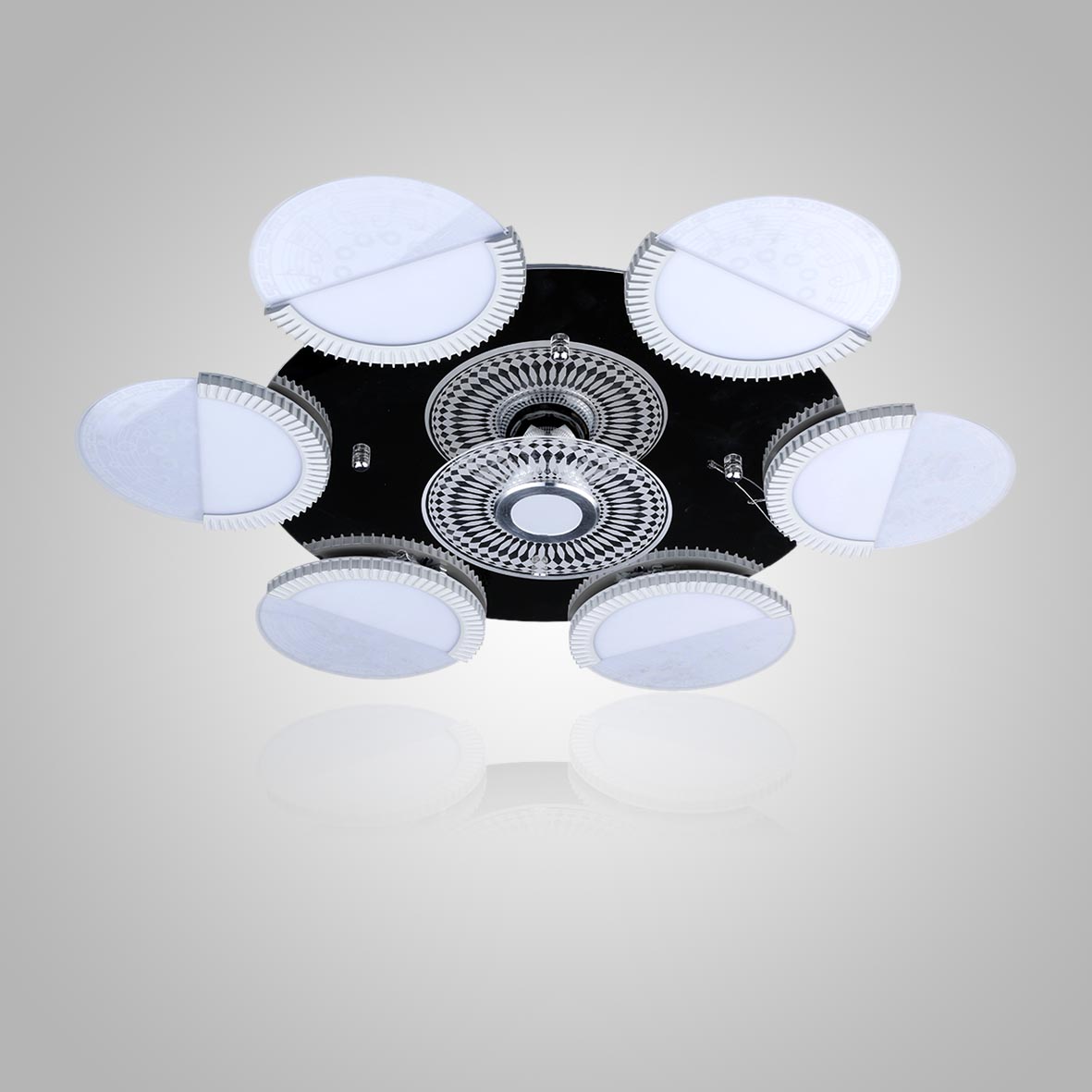 Ceiling Lamp,Household Lighting,Living Room,Crystal,Stainless Steel,Simple,33W,38W