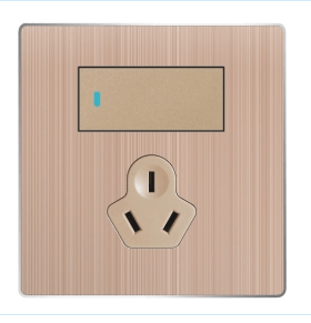 Socket,Electrical & Electronic Product,Three Holes,Aluminum Wiredrawing