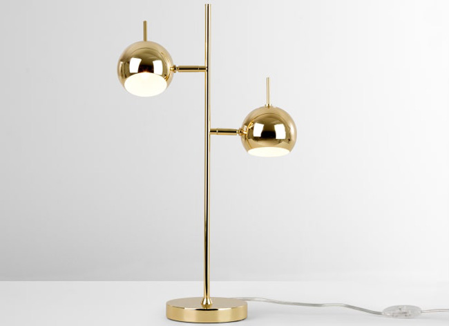 Brass Lamp and Table Lamp