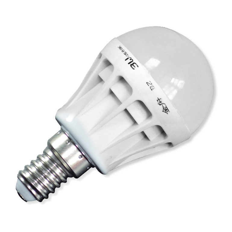 LED Bulb,LED Lighting & Technology,Small Globe,E14,3W