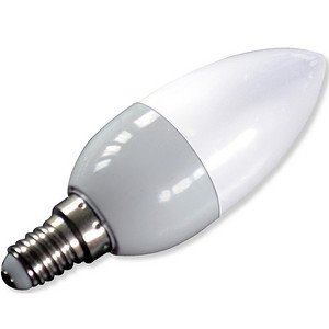 LED Bulb,LED Lighting & Technology,Pointed End,White Light,E14,3W