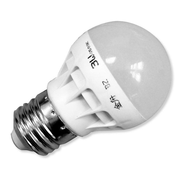 LED Bulb,LED Lighting & Technology,Small Globe,White Light,E27,3W