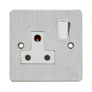 Socket,Electrical & Electronic Product,Three Holes,Single Control,White