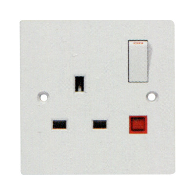 Socket,Electrical & Electronic Product,Three Holes,Single Control,TV Plug,White