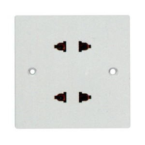 Socket,Electrical & Electronic Product,Four Holes,White,Simple