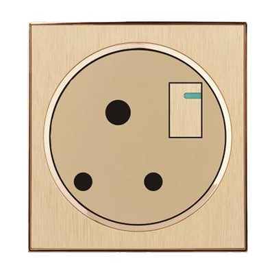 Socket,Electrical & Electronic Product,Three Holes,Single Control,Wood Material