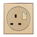 Socket,Electrical & Electronic Product,Three Holes,Single Control,Wood Material