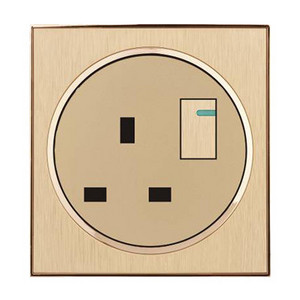 Socket,Electrical & Electronic Product,Three Holes,Single Control,Wood Material