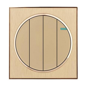 Switch,Electrical & Electronic Product,Four Controls,Wood Material