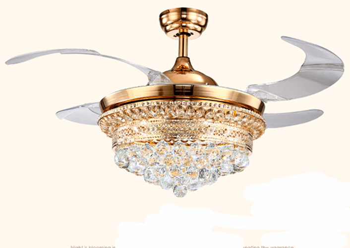 Chandelier,Decorative Lighting,Fan Lamp,Crystal,European-style