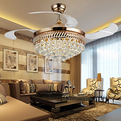 Chandelier,Decorative Lighting,Fan Lamp,Crystal,European-style