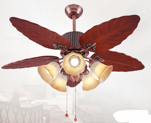 Fan Lamp,Decorative Lighting,Living Room,Wood Material,Classic,American-style