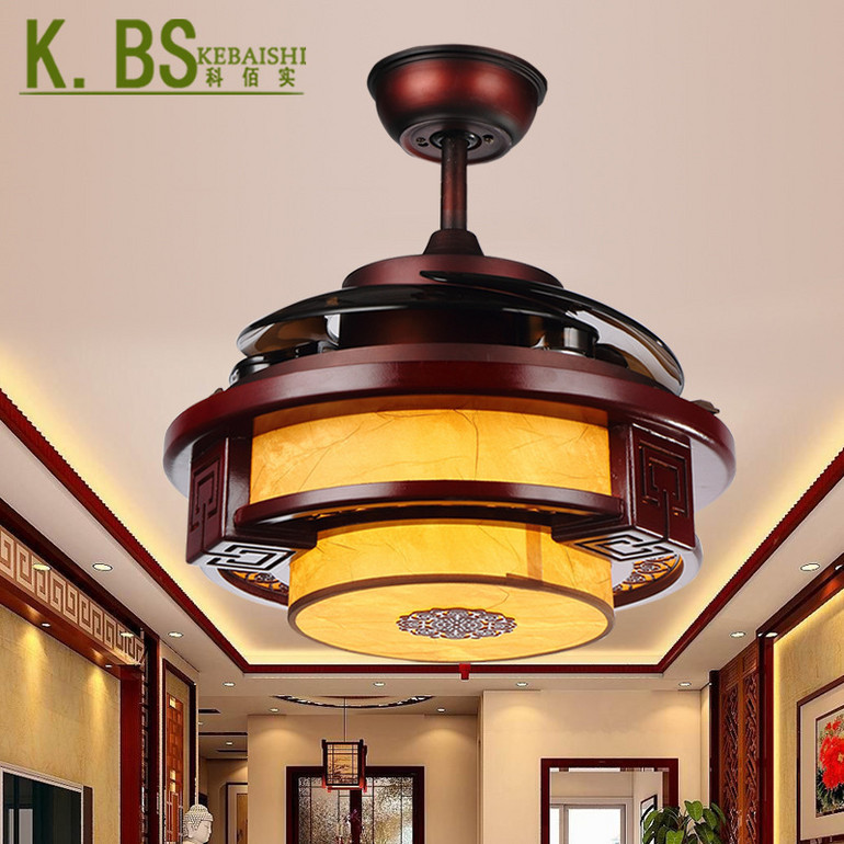 Fan Lamp,Decorative Lighting,Living Room,LED Lighting,Chinese-style,30W