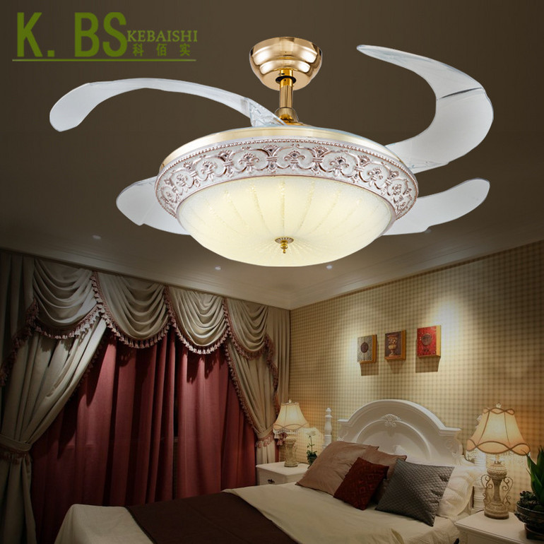 Fan Lamp,Decorative Lighting,Living Room,Bedroom,European-style