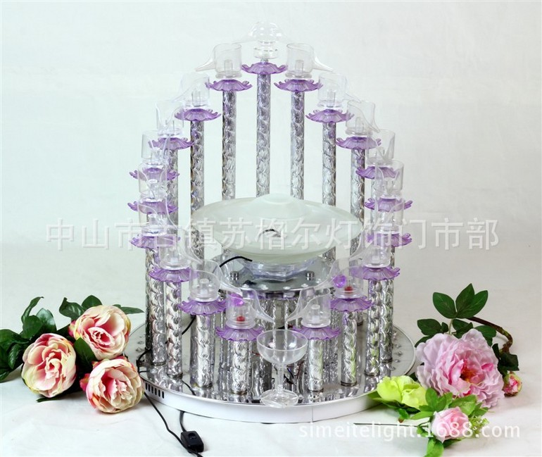 Actistic Table Lamp,Decorative Lighting,For Wedding,Champagne Tower