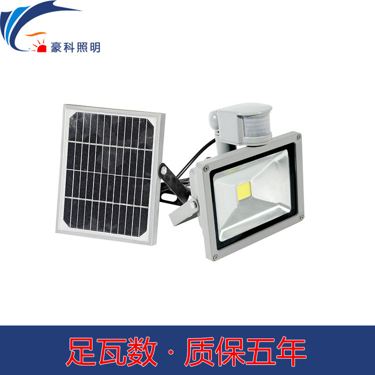 Floodlight,Outdoor Lighting,Infrared Induction,Solar Energy,50W