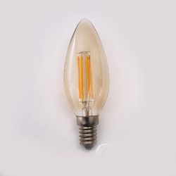 LED Bulb,LED Lighting & Technology,Candle Lamp,Classic,Dark Brown,E14,2W,4W