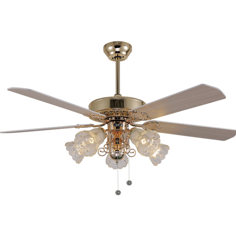 Fan Lamp,Decorative Lighting,Wood Material,Luxury,70W