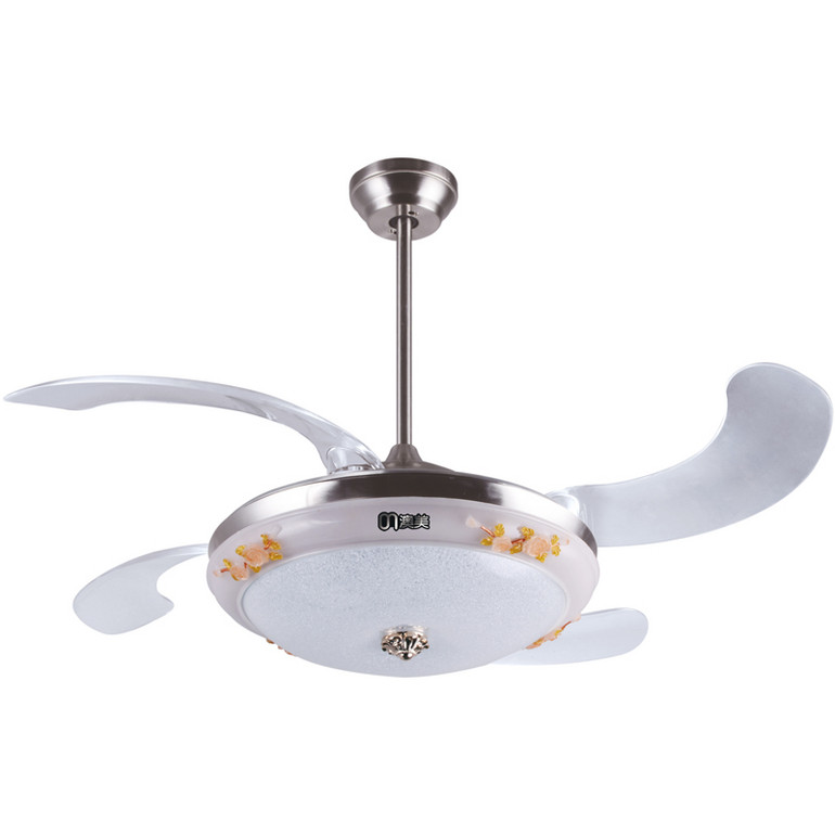 Fan Lamp,Decorative Lighting,Acrylic,Transparent Blade,Simple,70W