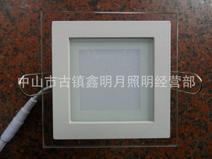 Panel Light,Household Lighting,LED Lighitng,Square,Glass,6W