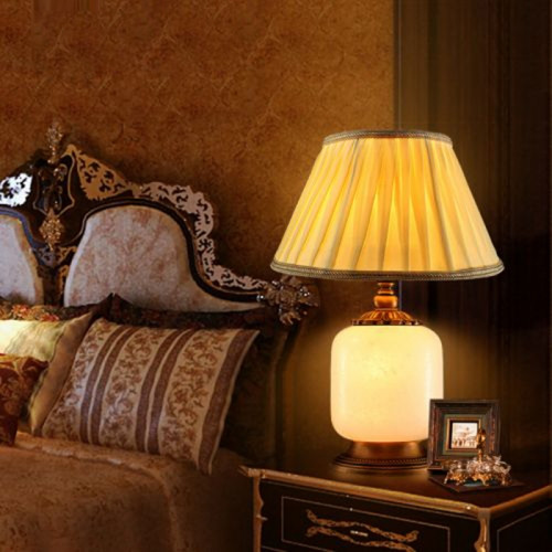 Actistic Table Lamp,Decorative Lighting,Bedroom,Copper,Simple,American-style,KC609-2T