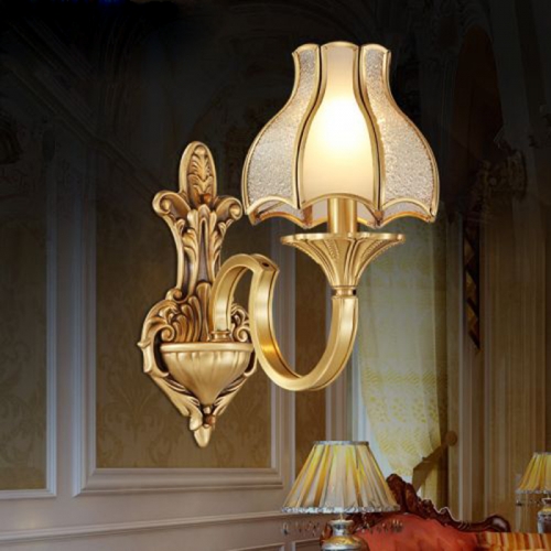 Wall Lamp,Decorative Lighting,Bedroom,Copper,European-style,MC197-1W