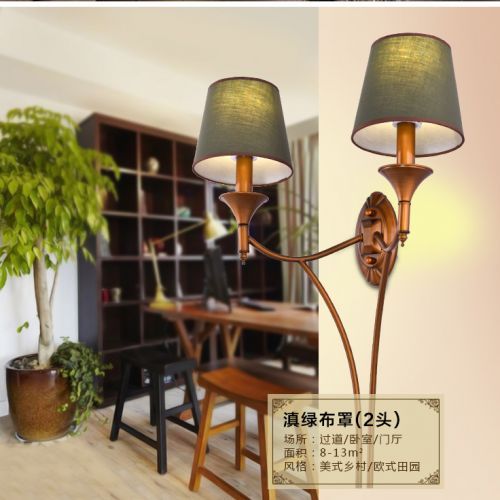 Wall Lamp,Decorative Lighting,Bedroom,Iron,Classical,Pastoral Style,T1506/1