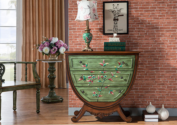 Household Decoration,Others,Console Cabinet,Three Bucket,Wood Material,Pattern Decorative