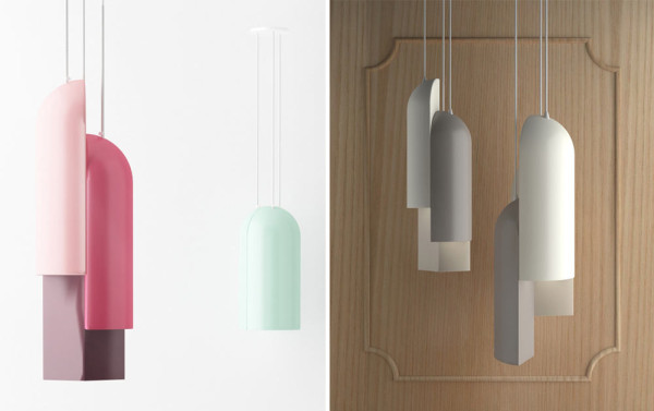 Chandelier: Three Handcrafted Shade