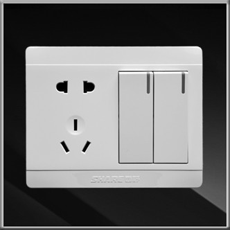 Simple,White,Socket