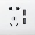 White,Switch,Socket