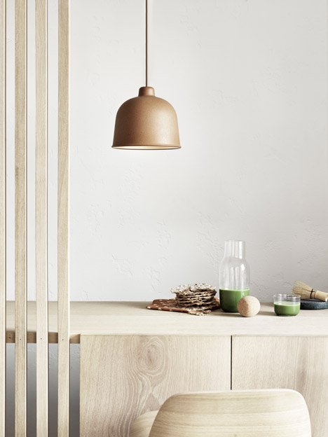Bamboo Grain Chandelier