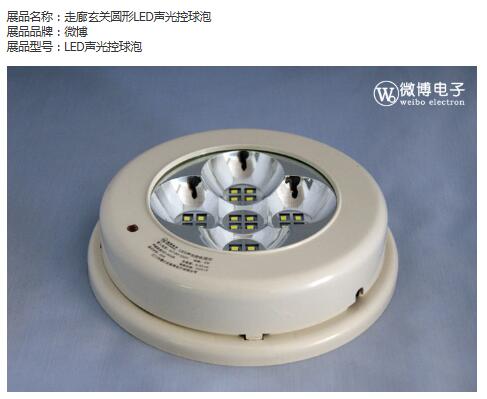 Circular LED Sensor Light