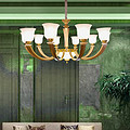 Chandelier,Decorative Lighting,European-style,sitting room,Brass Lamp,2103-10