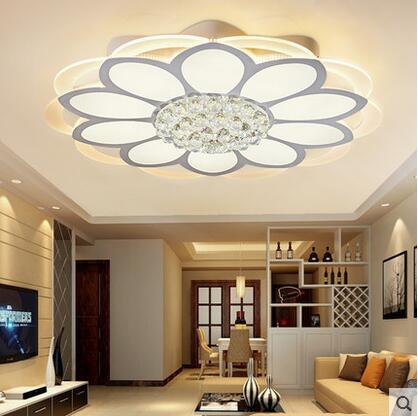 modern,Acrylic,crystal,indoor,Flower type,LED,Ceiling lamp