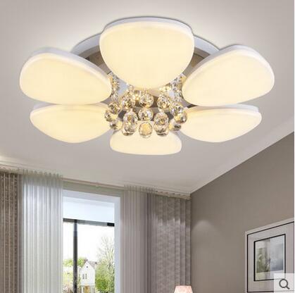 modern,Acrylic,crystal,indoor,Flower type,white,Ceiling lamp