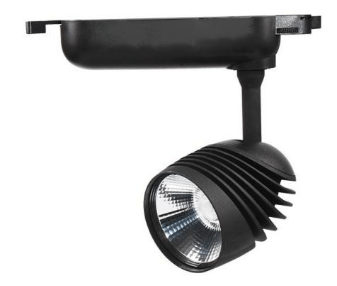 Simple Outdoor Smart Black LED Track Lamp