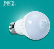 simple,INDOOR,white,5W,7W,9W,Human induction,LED Bulb