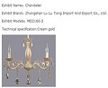 Chandelier,Retro,Cream gold,INDOOR,bright,crystal,European-style