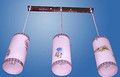 Chandelier,modern,Cylindrical,Pink,indoor