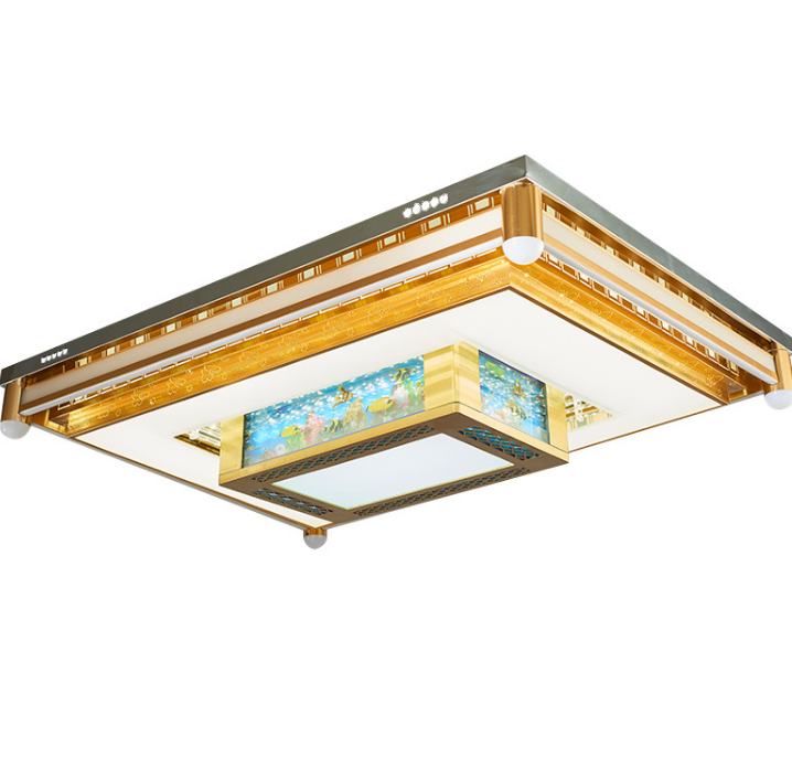 Ceiling Lamp,Household Lighting,Rectangle,Modern,Crystal,Smart,Music