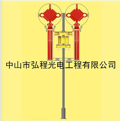 Hongcheng The modern stainless steel or iron shelf China LED Chinese node landscape lamp lanterns.