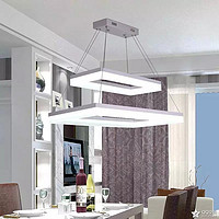 Modern, Simple, Living Room, Dining Room, Kitchen, Study, Household Lighting, LED,100W-300W, Acrylic,  Rectangular, Ceiling Lamp