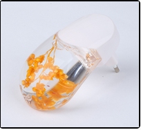 Night Light，Household Lighting，orange Floret